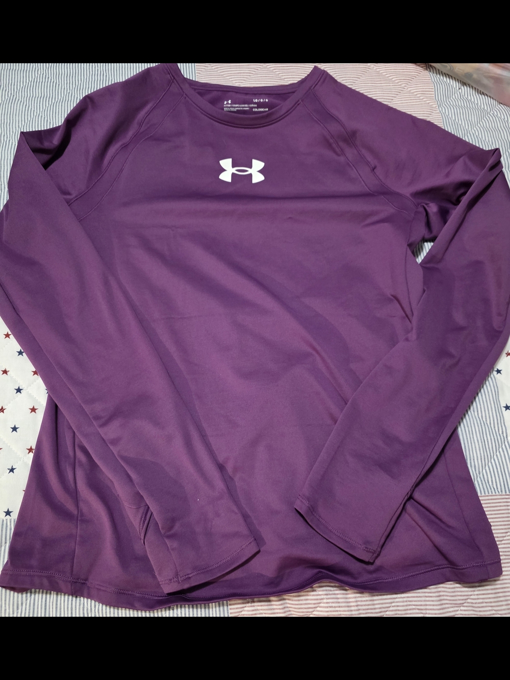 LG Purple Long-Sleeve Performance Tee